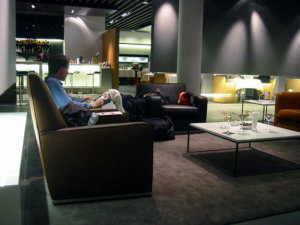 luxury airport lounge